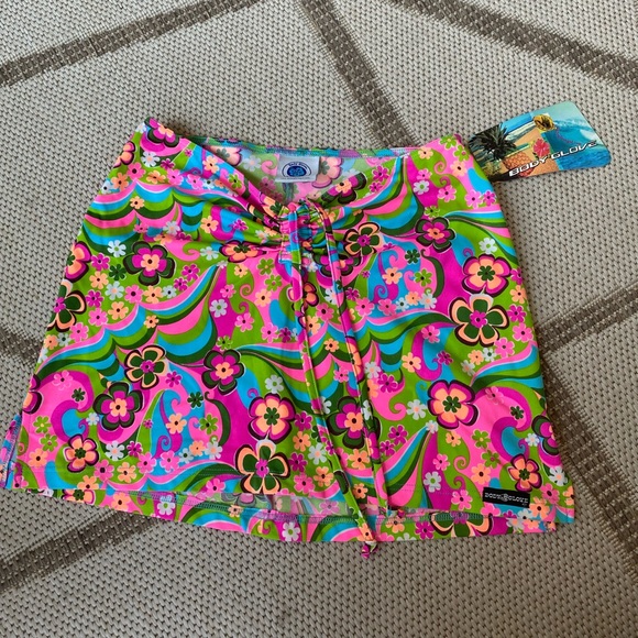 Vintage new with tags BodyGlove swim cover up skirt - Picture 1 of 5